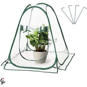 GOTRAYS Mini Pop up Greenhouse, Garden Balcony Greenhouse, Mini Greenhouse Tent, Indoor or Outdoor pvc Grow Tents, Flower Tent Shelter for Garden Plants 70 x GOTRAYS Mini Pop up Greenhouse, Garden Balcony Greenhouse, Mini Greenhouse Tent, Indoor or Outdoor pvc Grow Tents, Flower Tent Shelter for Garden Plants 70 x
