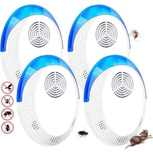 SNQ Mouse Repellent, Ultrasonic Mosquito Repellent, Ultrasonic Mouse and Rat Repellent Device, Repels Cockroaches, Ants, Rodents - 100% Harmless (4 Packs) SNQ Mouse Repellent, Ultrasonic Mosquito Repellent, Ultrasonic Mouse and Rat Repellent Device, Repels Cockroaches, Ants, Rodents - 100% Harmless (4 Packs)