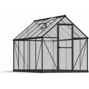 Palram - Greenhouse Mythos 6 x 10 - Polycarbonate - L306 x W185 x H208 cm - Grey Palram - Greenhouse Mythos 6 x 10 - Polycarbonate - L306 x W185 x H208 cm - Grey