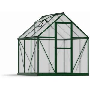 Palram - Greenhouse Mythos 6 x 6 - Polycarbonate - L186 x W185 x H208 cm - Green Palram - Greenhouse Mythos 6 x 6 - Polycarbonate - L186 x W185 x H208 cm - Green