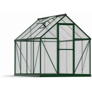 PALRAM Greenhouse Mythos 6 x 8 - Polycarbonate - L247 x W185 x H208 cm - Green PALRAM Greenhouse Mythos 6 x 8 - Polycarbonate - L247 x W185 x H208 cm - Green