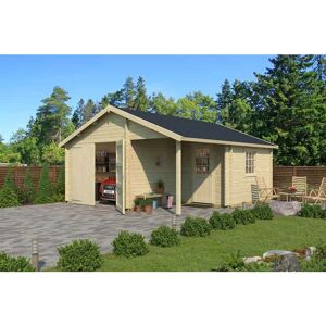 Lasita Maja - Nevis + wooden door-Log Cabin, Wooden Garden Room, Timber Summerhouse, Home Office Lasita Maja - Nevis + wooden door-Log Cabin, Wooden Garden Room, Timber Summerhouse, Home Office