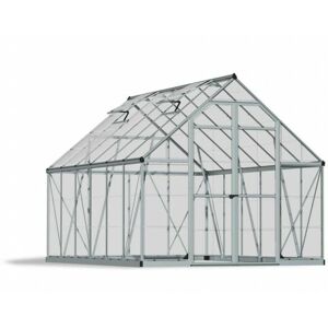 PALRAM Greenhouse Octave 8 x 12 - Polycarbonate - L367 x W244 x H229 cm - Silver PALRAM Greenhouse Octave 8 x 12 - Polycarbonate - L367 x W244 x H229 cm - Silver