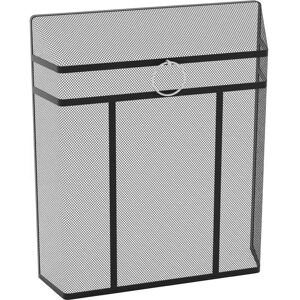 Home Discount - Octon Fire Guard Fireplace 28 Inch Screen Fence, Black & Chrome Home Discount - Octon Fire Guard Fireplace 28 Inch Screen Fence, Black & Chrome