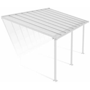 Palram - Patio Cover Olympia 3 x 5.46 Clear - Polycarbonate - L546 x W300 x H305 cm - White Palram - Patio Cover Olympia 3 x 5.46 Clear - Polycarbonate - L546 x W300 x H305 cm - White
