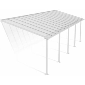 Palram - Patio Cover Olympia 3 x 9.15 Clear - Polycarbonate - L924 x W300 x H305 cm - White Palram - Patio Cover Olympia 3 x 9.15 Clear - Polycarbonate - L924 x W300 x H305 cm - White