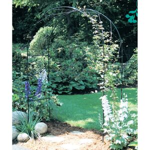 Oregon Arch Softstanding Garden Archway - Solid Steel - L53.3 x W152.4 x H213.4 cm - Black Oregon Arch Softstanding Garden Archway - Solid Steel - L53.3 x W152.4 x H213.4 cm - Black