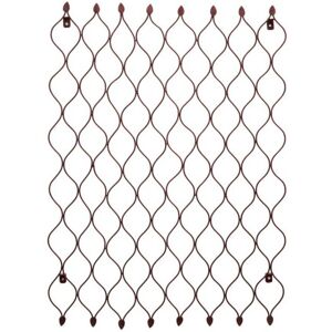 Outdoor Honeycomb Trellis - Mild Steel - L2.5 x W78 x H110 cm - Bronze Outdoor Honeycomb Trellis - Mild Steel - L2.5 x W78 x H110 cm - Bronze