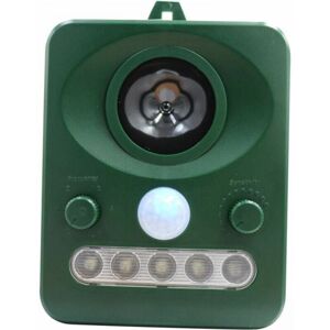 Cyslmuk - Outdoor Solar Ultrasonic Bird Repeller, Dual Solar Charging, Waterproof Design, Built-in Battery, Grass Green Cyslmuk - Outdoor Solar Ultrasonic Bird Repeller, Dual Solar Charging, Waterproof Design, Built-in Battery, Grass Green