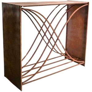 Outdoor X shape Log Storage - L38 x W100 x H88 cm - Rust Outdoor X shape Log Storage - L38 x W100 x H88 cm - Rust