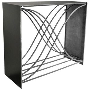 Outdoor X shape Log Storage - L38 x W100 x H88 cm - Zinc Outdoor X shape Log Storage - L38 x W100 x H88 cm - Zinc