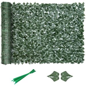 Outsunny Dark Green Artificial Leaf Privacy Screen - Privacy Screen Panel Outsunny Dark Green Artificial Leaf Privacy Screen - Privacy Screen Panel