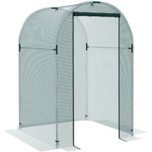Outsunny - Fruit Cage, Plant Protection Tent, 1.2 x 1.2 x 1.9m, Green Outsunny - Fruit Cage, Plant Protection Tent, 1.2 x 1.2 x 1.9m, Green