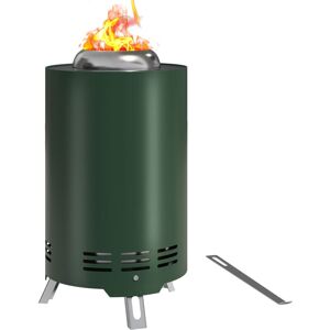 Outsunny Stainless Steel Smokeless Wood Burning Firepit Garden Fire Pit Outsunny Stainless Steel Smokeless Wood Burning Firepit Garden Fire Pit