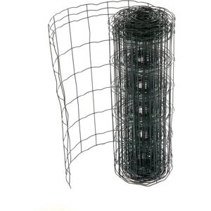 0.6m x 10m Green pvc Coated Galvanised Steel Wire Mesh Stock Fencing Garden Euro Fence - Oypla 0.6m x 10m Green pvc Coated Galvanised Steel Wire Mesh Stock Fencing Garden Euro Fence - Oypla