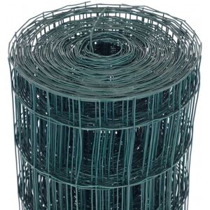 1.2m x 25m Green pvc Coated Galvanised Steel Wire Mesh Fencing Garden Euro Stock Fencing - Oypla 1.2m x 25m Green pvc Coated Galvanised Steel Wire Mesh Fencing Garden Euro Stock Fencing - Oypla