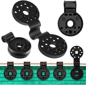 COOCHEER Pack of 100 plastic clips for shade netting, privacy screen fixing clips, special clip with eyelet for fixing tarps, pergolas, greenhouses and sun COOCHEER Pack of 100 plastic clips for shade netting, privacy screen fixing clips, special clip with eyelet for fixing tarps, pergolas, greenhouses and sun