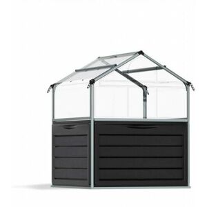 Palram - Greenhouse Plant Inn Clear Glazing - Polycarbonate - L118 x W118 x H148 cm - Silver Palram - Greenhouse Plant Inn Clear Glazing - Polycarbonate - L118 x W118 x H148 cm - Silver