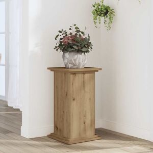 Plant Stand Artisan Oak 33x33x60 cm Engineered Wood Vidaxl Plant Stand Artisan Oak 33x33x60 cm Engineered Wood Vidaxl