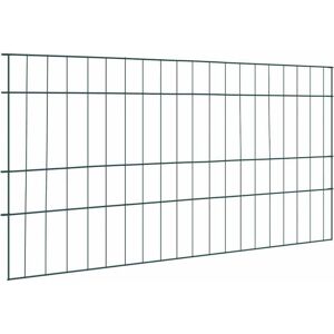 Pond Fence Set 5 pcs Green 100 x 50 cm Steel vidaXL Pond Fence Set 5 pcs Green 100 x 50 cm Steel vidaXL