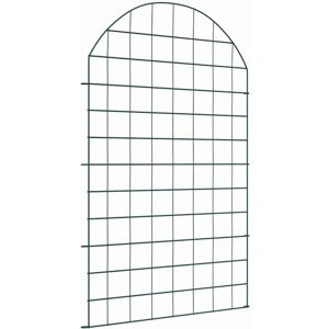 Pond Fence Set 8 pcs Green 50 x 80 cm Steel vidaXL Pond Fence Set 8 pcs Green 50 x 80 cm Steel vidaXL