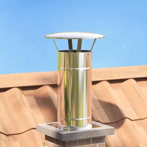 Vidaxl - Rain Cover Chimney Silver 35 x 35 x 20 cm Stainless Steel Vidaxl - Rain Cover Chimney Silver 35 x 35 x 20 cm Stainless Steel