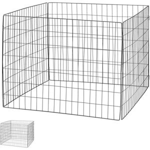 Relaxdays Metal Compost Bin, Set of 2, Wire Composter, Garden Waste, HWD: 70 x 90 x 90 cm, 560 Litres, Steel, Black Relaxdays Metal Compost Bin, Set of 2, Wire Composter, Garden Waste, HWD: 70 x 90 x 90 cm, 560 Litres, Steel, Black