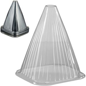 RELAXDAYS 20 x plant covers, snail and frost protection HxWxD: 22 x 19 x 19 cm PVC plant covers, grey, set RELAXDAYS 20 x plant covers, snail and frost protection HxWxD: 22 x 19 x 19 cm PVC plant covers, grey, set