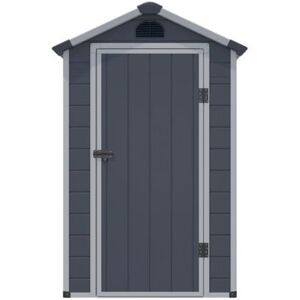 Rowlinson Airevale 4x3 Dark Grey Plastic Shed Rowlinson Airevale 4x3 Dark Grey Plastic Shed