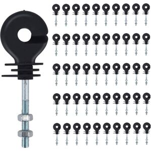 Memkey - Screw-in Insulators, 50pcs Electric Fence Insulator, Electronic Fence Insulation Nails, Fence Post Insulator, Electronic Fence Accessories, Memkey - Screw-in Insulators, 50pcs Electric Fence Insulator, Electronic Fence Insulation Nails, Fence Post Insulator, Electronic Fence Accessories,