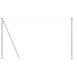 Vidaxl - Fence Post 52 pcs Silver 3.2 x 3.2 x 78.5 cm Steel Vidaxl - Fence Post 52 pcs Silver 3.2 x 3.2 x 78.5 cm Steel