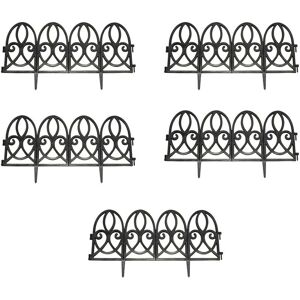 Selections - Set of 5 Plastic Lawn Edging Traditional Panels (56cm x 30cm) Selections - Set of 5 Plastic Lawn Edging Traditional Panels (56cm x 30cm)