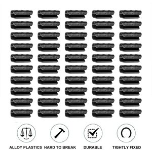 Set of 50 clips for garden greenhouse 25mm for fixing sunshade net, plastic film COOCHEER Set of 50 clips for garden greenhouse 25mm for fixing sunshade net, plastic film COOCHEER