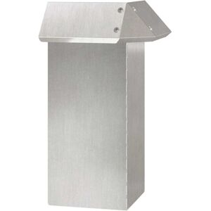 Snail Fence Silver 13.5 x 13.5 x 25 cm Stainless Steel vidaXL Snail Fence Silver 13.5 x 13.5 x 25 cm Stainless Steel vidaXL