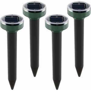 SERBIA Solar Mole Repellent, 4 Pack Ultrasonic Solar Power Animals Repeller Waterproof for Outdoor Garden Lawn Yard Get Rid of Moles Voles Gophers Rats SERBIA Solar Mole Repellent, 4 Pack Ultrasonic Solar Power Animals Repeller Waterproof for Outdoor Garden Lawn Yard Get Rid of Moles Voles Gophers Rats