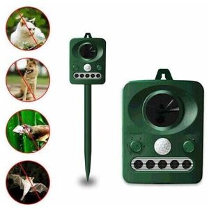 Ymyny - Solar Ultrasonic Pest Repeller Outdoor Grass Green Dual Charging Solar & usb Waterproof Design Ymyny - Solar Ultrasonic Pest Repeller Outdoor Grass Green Dual Charging Solar & usb Waterproof Design
