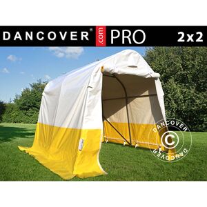 DANCOVER Storage work tent PRO 2x2x2 m, PVC, White/Yellow, Flame retardant DANCOVER Storage work tent PRO 2x2x2 m, PVC, White/Yellow, Flame retardant