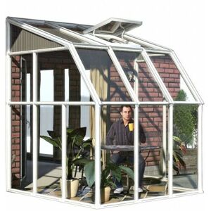 Palram - Lean To Greenhouse Sun Room Clear 6 x 6 - Polycarbonate/Acrylic - L200 x W200.5 x H247 cm Palram - Lean To Greenhouse Sun Room Clear 6 x 6 - Polycarbonate/Acrylic - L200 x W200.5 x H247 cm