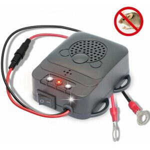 Dewdat - Ultrasonic Car Repellent, Electronic Rat Weasel Repeller Deterrent with led Strobe Lights for Car, Barn, Kitchen Dewdat - Ultrasonic Car Repellent, Electronic Rat Weasel Repeller Deterrent with led Strobe Lights for Car, Barn, Kitchen