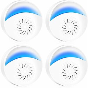 Hoopzi - Ultrasonic Pest Repellent 4 Pieces Indoor Electronic Insect Repellant Mosquito Repellent Mosquito, Cockroach, Insects, Rats, Spiders Hoopzi - Ultrasonic Pest Repellent 4 Pieces Indoor Electronic Insect Repellant Mosquito Repellent Mosquito, Cockroach, Insects, Rats, Spiders