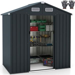 Costway - Utility Tool House Garden Storage Shed with Sloping Roof and Air Vents Costway - Utility Tool House Garden Storage Shed with Sloping Roof and Air Vents