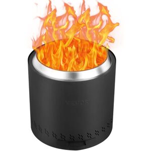 VEVOR Smokeless Fire Pit Stove Bonfire, H: 15.4 in x Dia: 15.7 in ,Wood Burning Fireplaces with Removable Ash Pan, SUS430 Stainless Steel Inner VEVOR Smokeless Fire Pit Stove Bonfire, H: 15.4 in x Dia: 15.7 in ,Wood Burning Fireplaces with Removable Ash Pan, SUS430 Stainless Steel Inner
