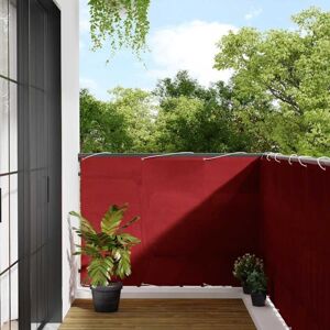 Balcony Screen Red 120x800 cm 100% Polyester Oxford Vidaxl Balcony Screen Red 120x800 cm 100% Polyester Oxford Vidaxl