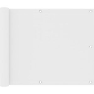 vidaXL White 75x400 cm Oxford Privacy Screen vidaXL White 75x400 cm Oxford Privacy Screen