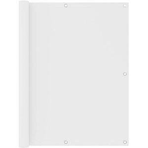 vidaXL White 120x400 cm Oxford Balcony Screen Waterproof UV Resistant vidaXL White 120x400 cm Oxford Balcony Screen Waterproof UV Resistant