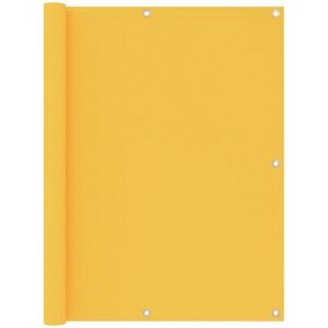 vidaXL Balcony Privacy Screen Yellow 120x600 cm Oxford Fabric - Balcony Privacy Screen vidaXL Balcony Privacy Screen Yellow 120x600 cm Oxford Fabric - Balcony Privacy Screen