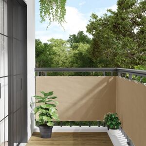 vidaXL Balcony Screen Beige - 75x600cm Privacy & Sunshade vidaXL Balcony Screen Beige - 75x600cm Privacy & Sunshade