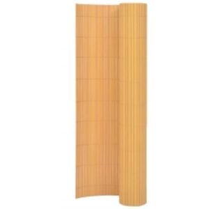 vidaXL Double-Sided Garden Fence 90x400 cm Yellow - Garden Fence vidaXL Double-Sided Garden Fence 90x400 cm Yellow - Garden Fence