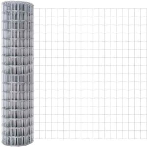 Euro Fence Silver 1.2 x 10 m Hot dip galvanized iron Vidaxl Euro Fence Silver 1.2 x 10 m Hot dip galvanized iron Vidaxl