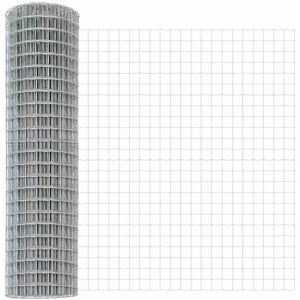 Euro Fence Silver 1.2 x 10 m Hot dip galvanized iron Vidaxl Euro Fence Silver 1.2 x 10 m Hot dip galvanized iron Vidaxl